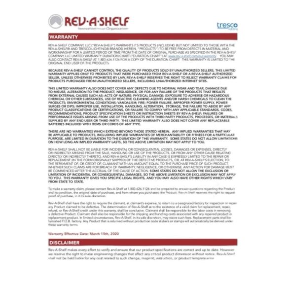 Rev-A-Shelf CTRSL-14-1 Sidelines 14” Sliding Tie Rack Satin Nickel NEW - Picture 6 of 6